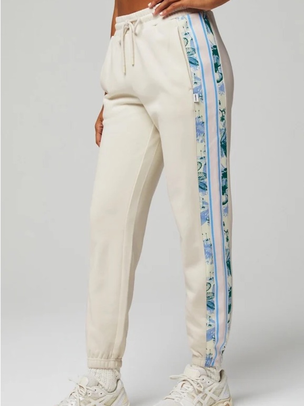 Fabletics Year Round Terry Seamed Tracksuit Bottoms Size Med